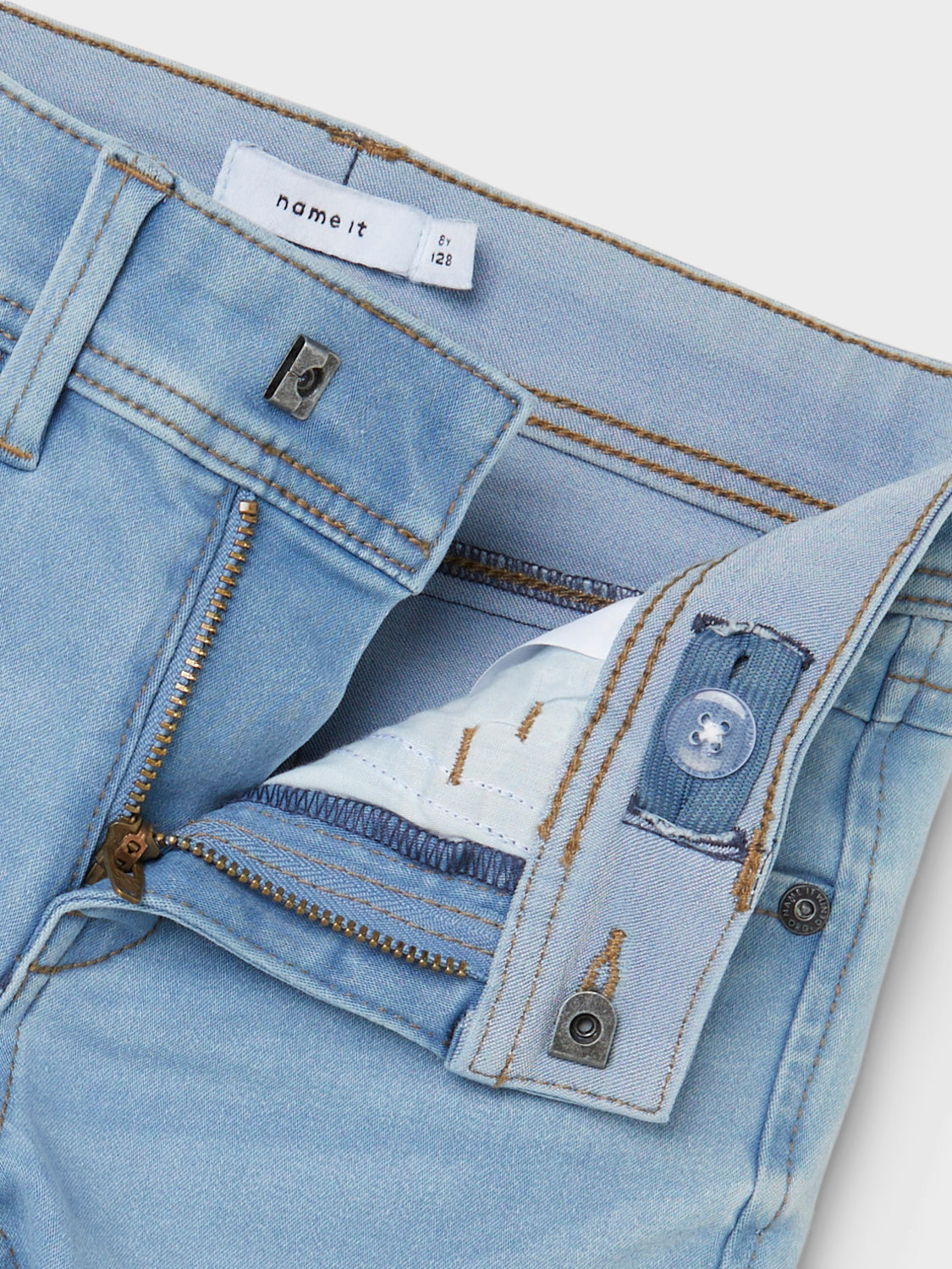 NKMSOFUS Shorts - Light Blue Denim